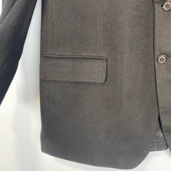 Arnold Brant 100% Cashmere Blazer Jacket Sport Coat 46R Black Classic Preppy - Picture 8 of 15